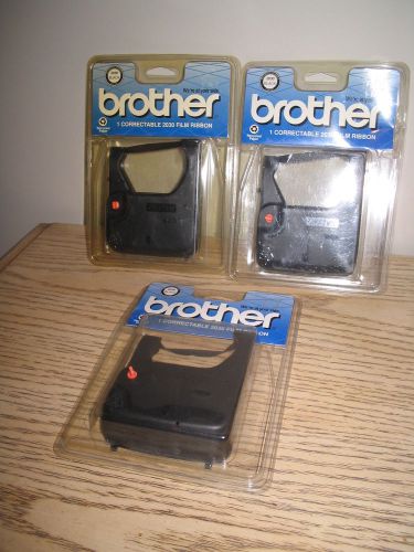 Lot of 3 NOS Brother coreectales 2030 Film Ribbon for typewriter