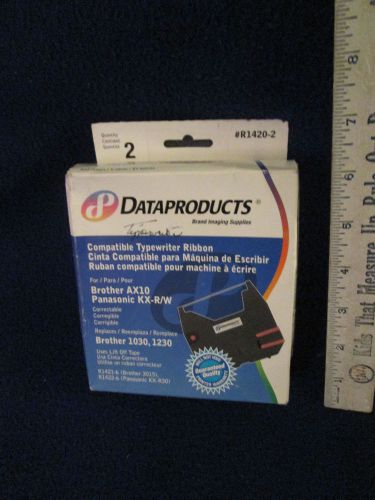 Dataproducts 2 Pack #R1420-2 Compatible CorrectableTypewriter Ribbon