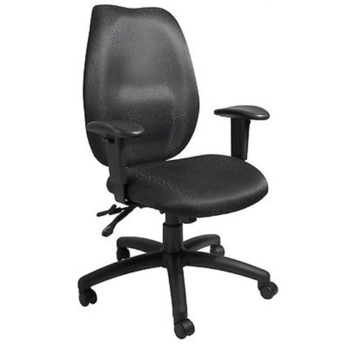 Boss High-Back Task Chair with Arms (Black)