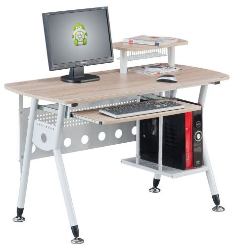 Iieitica-tb 3783q scrivania per computer con cassetto estraibile rovere chiaro for sale