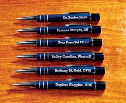 Health Care Logistics GF544 Blue Quorum Pen-Personalized- 1 Each