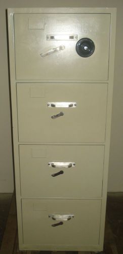 Diebold 4 Drawer File-Safe Cabinet