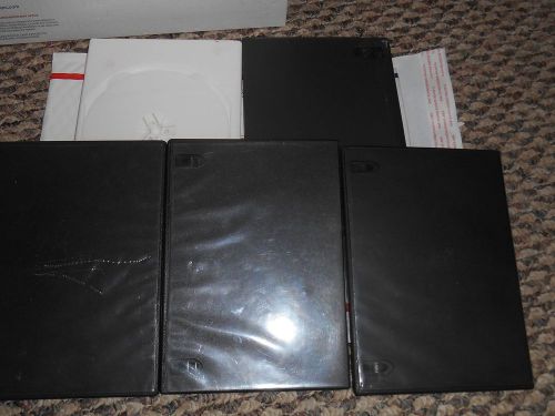 Lot of 13 standard slim DVD Cases white Black Trays Empty Games Movies