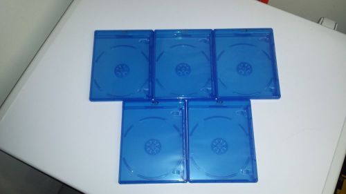 Blu-ray premium licensed storage cases with logo *5 pcs. each case holds 1 disc. for sale