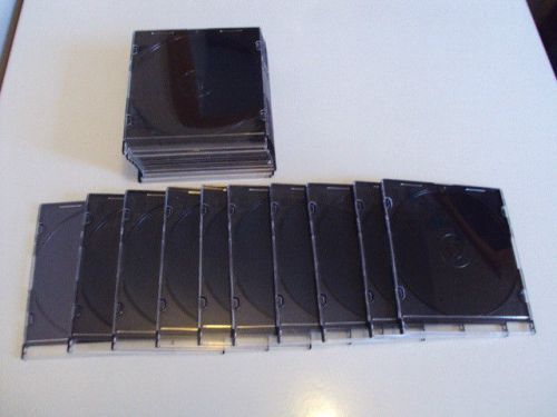 SLIM JEWEL CASES FOR CD&#039;s or DVD&#039;s - NEW W/O PACKAGING