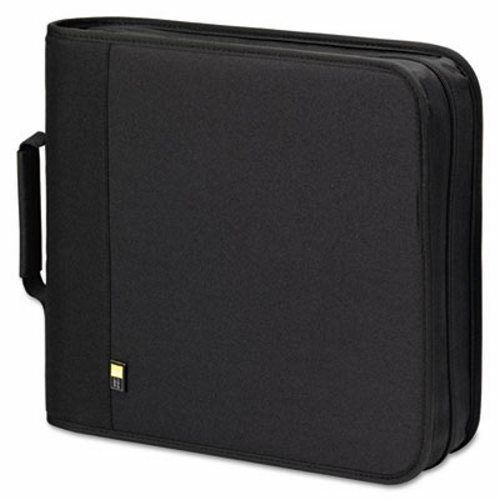 Case Logic CD/DVD Expandable Binder, Holds 208 Disks, Black (CLGBNB208)