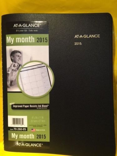 AT-A-GLANCE 2015 #70-260-05 ADMINISTRATOR MONTHLY PLANNER