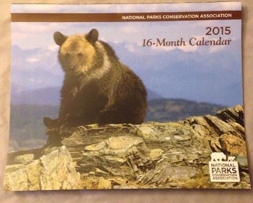 NEW 2015 WALL CALENEDAR 16 Mo NATIONAL PARKS CONSERVATION ASSOC