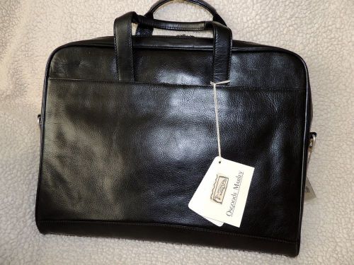 Osgoode Marley Cashmere Leather Deluxe Meeting Case Black 6038-BLK