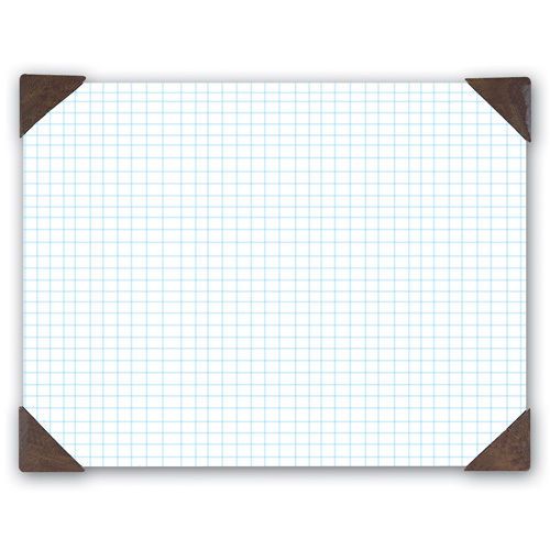 House Of Doolittle Refillable Compact Doodle Pad Ruled Pad 18 1/2x13 White/Brown