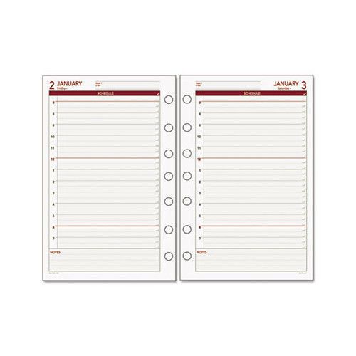 Express Daily Planning Pages Refill, Hourly Appointments, 5-1/2 x 8-1/2, 2014