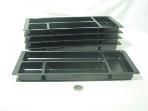 Pencil or small parts tray lot of 5 - stackable