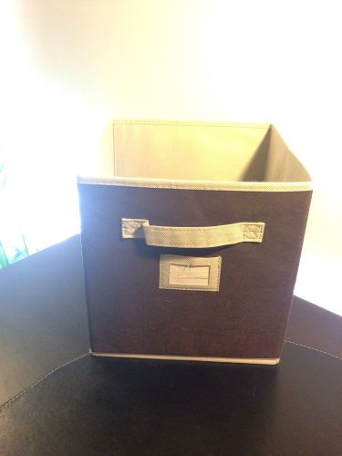 Martha Stewart Brown Storage Cubbies Box