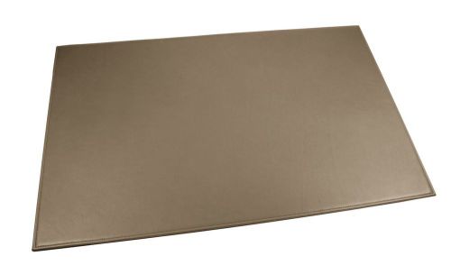 LUCRIN - Large desk pad 23.6 x 15.7 inches - Smooth Cow Leather - Dark taupe