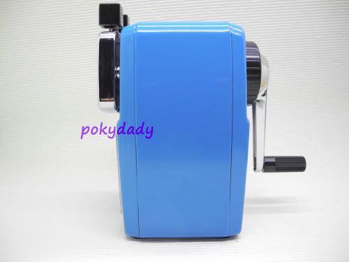 Blue CARL Angle 5 pencil sharpener Quiet for office home desk