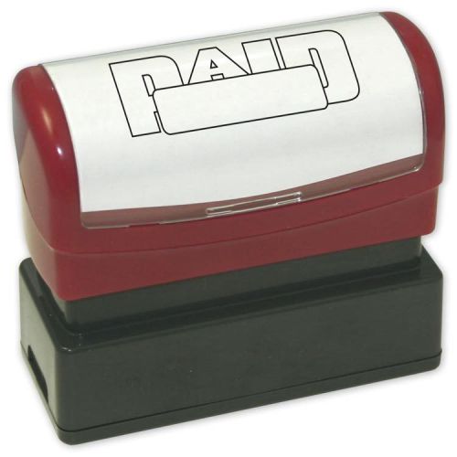 D2091, pre inked stamp, &#034;paid&#034;, within box outline stamp. for sale