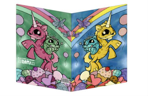 UNICORN SWEETS RAINBOW FOLDER JOE JLED LEDBETTER ART FOLDER