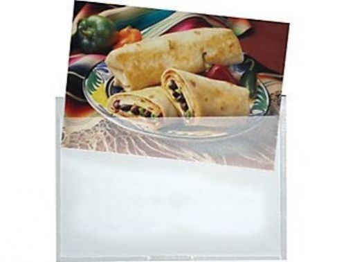 Pack of 10 SMEAD 4X6 Inch Self-Adhesive POLY POCKETS