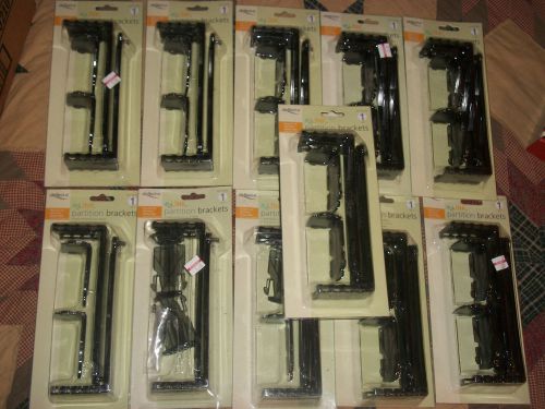 Lot of 11 EZ LINK Deflect-o PARTITION BRACKETS NEW 391402 Fast Shipping