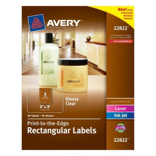 Avery print to the edge rectangular labels - ave22822 for sale