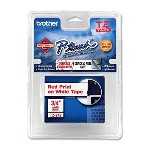Brother international tze242 brother tze242 label tape - 0.75&#034; width - 1 each for sale