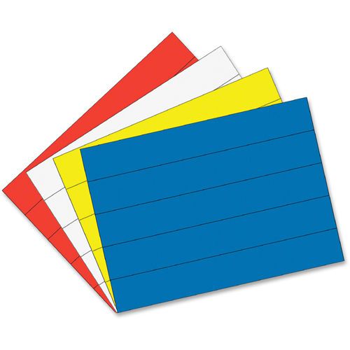 Mastervision 6&#034; magnetic dry erase strips - 6&#034; width x 0.88&#034; length - (fm2501) for sale