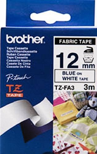 Brother P-Touch TZFA3 TZ Industrial Series Fabric Iron-On