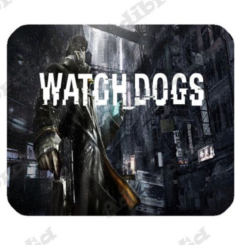 New Watch Dogs Mouse Pad Anti Slip with Rubber Backed