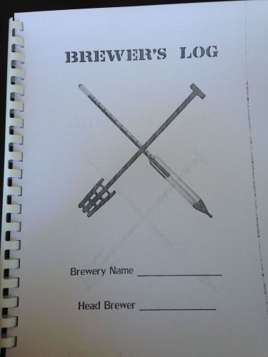 Homebrewing Recipe Log Book and Reference Sheet- 25 Brews
