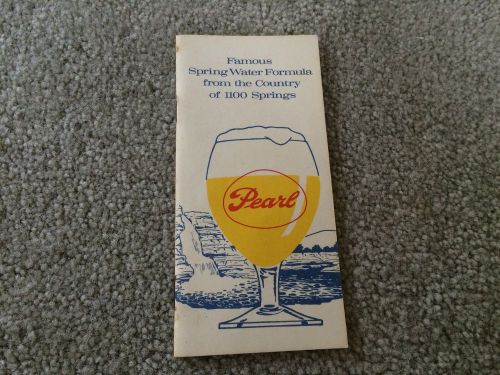New - Collectible - Vintage Pearl Beer Notepad / Notebook!