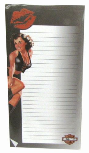 Harley-davidson american beauty list notepad, 50 sheets. hdl-20101 for sale