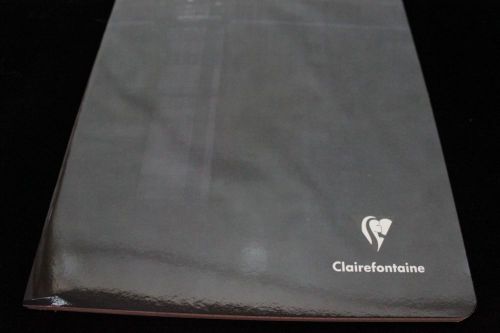 Clairefontaine Staplebound Notebook  8&#034; X 11&#034; Graph Black