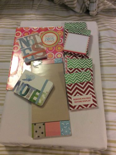 2015 Planner and assortment of note pads