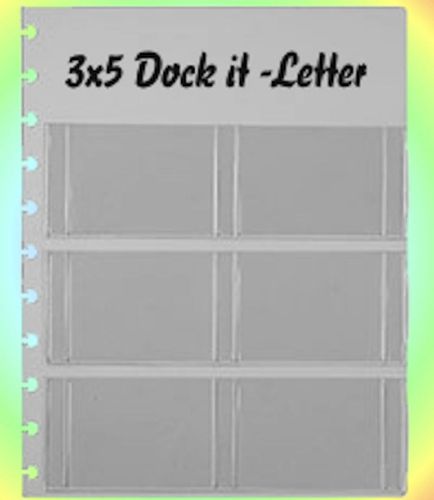 By levenger - circa 3 x 5 pocket dock-it, letter (1) for sale
