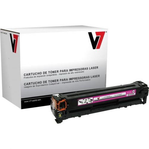 V7 TONER THM21215 CB543A MAGENTA CARTRIDGE COLOR