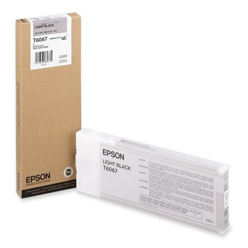 EPSON - ACCESSORIES T606700 LIGHT BLACK INK CARTRIDGE 220ML