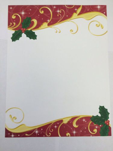 Holiday Dazzle Christmas/Holiday Letter Paper/Stationary/Letterhead