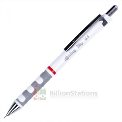 Automatic Clutch / Mechanical Pencil 0.5 mm. Handle White Rotring Ticky.