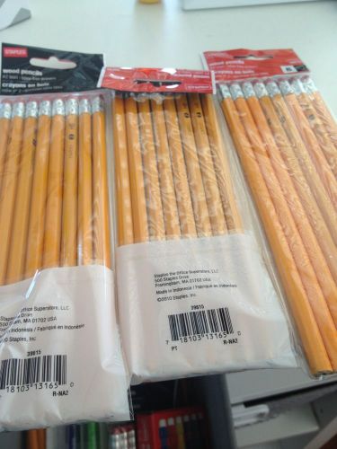 3 Sets Of 8 Wood Pencils