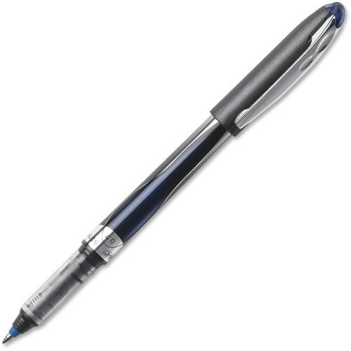 BIC Triumph 537R Roller Pens - Fine- 0.7mm- Conical - Blue Ink - 12/Pack