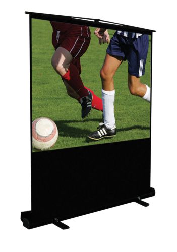 Business cinema 86&#034; 4:3 ratio height adjustable portable projection screen #be for sale