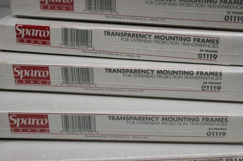 300 sparco overhead transparency mounting frames 01119 projection transparencies for sale