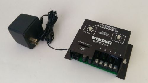 Viking PZ-4 Paging Loud Ringing Amplifier System 257020 REFURB WARNTY