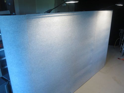 Coyote Displays Straight 8&#039; x 5&#039; Gray Display NICE