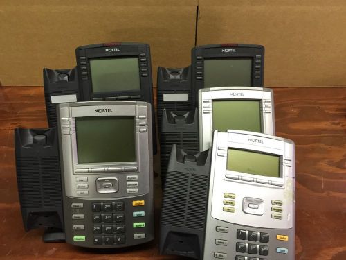 Lot of 5 Nortel 1140E, 1230, 1120E IP Phones NTYS05 NTYS20 NTYS03 Defective