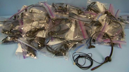 Huge Lot of Plantronics DuoSet Business/Office Noise Cancelling Headsets H141N