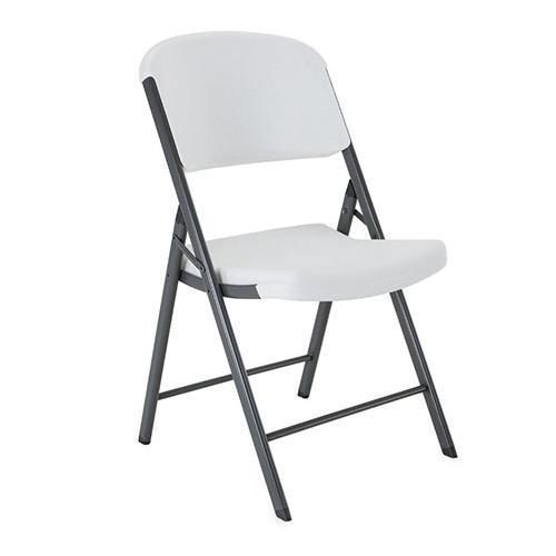 Lifetime commercial contoured folding chair 4 pack , color: white. #42804 for sale