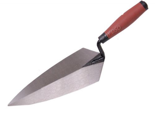 11&#034; Pointed Brick Trowel with Soft Grip Handle BL049