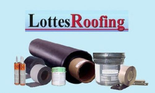 Epdm rubber roofing kit complete- 7,500 sq.ft. by the lottes companies for sale