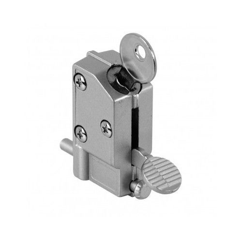 Sliding Door Lock Patio Glass Key Step On Aluminum Deadbolt Security Bolt Latch